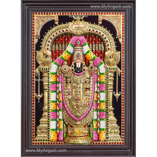 Balaji 3d Tanjore Painting