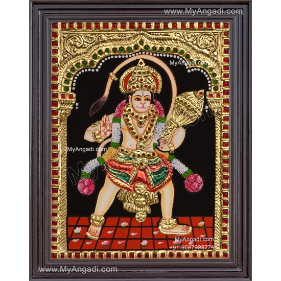 Hanuman Tanjore Painting