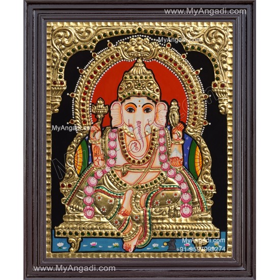 Ganesha Tanjore Painting