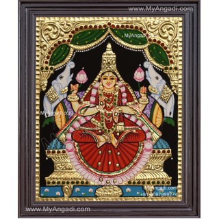 Gajalakshmi Tanjore Painting