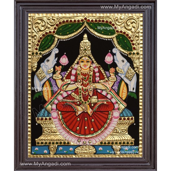 Gajalakshmi Tanjore Painting Gajalakshmi Tanjore Painting