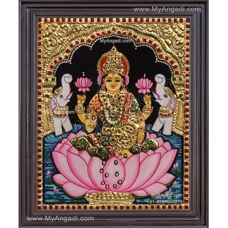 Gajalakshmi Tanjore Painting