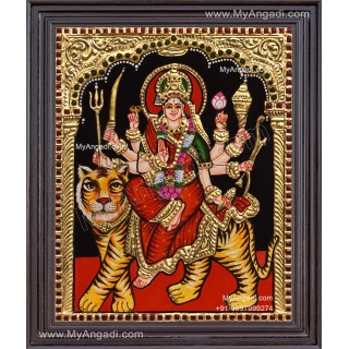 Durga Devi Tanjore Painting