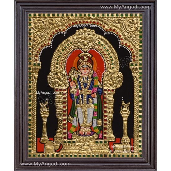 Raja Alangara Murugar Tanjore Painting