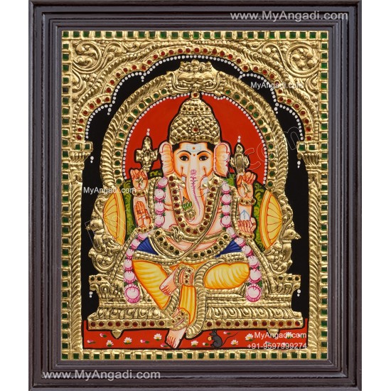 Ganesha Tajore Painting