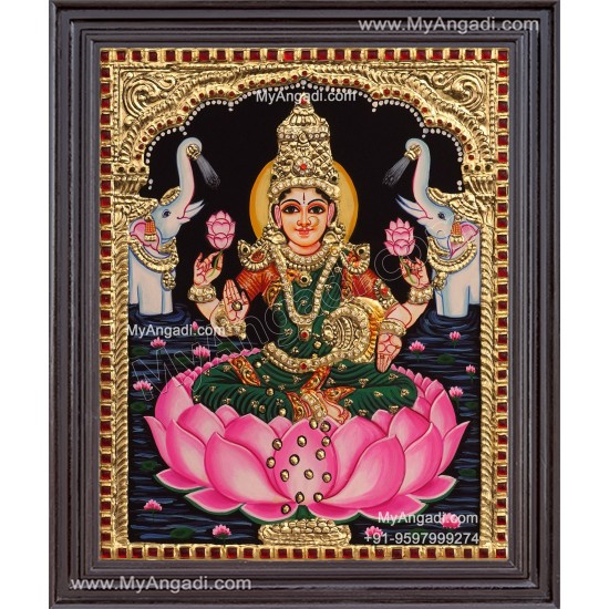 Gajalakshmi Tanjore Painting Gajalakshmi Tanjore Painting