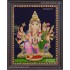 Ganesha Lakshmi  Tanjore Painting