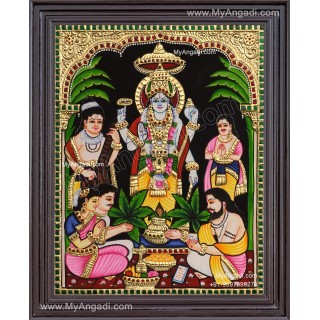 Sathya Narayana Tanjore Painting