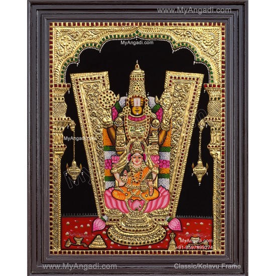 Balaji Lakshmi Tanjore Painting