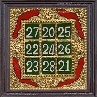 Kubera Yantra Tanjore Painting