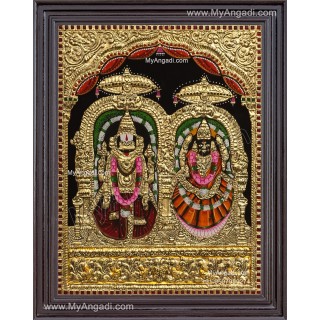 Lakshmi Narasimhar Tanjore Painting
