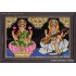 Lakshmi Saraswathi Tanjore Painting