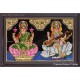 Lakshmi Saraswathi Tanjore Painting