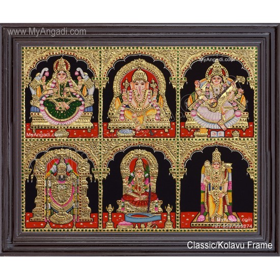 6 Panel Tanjore Painting 6 Panel Tanjore Painting