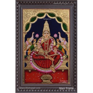 Gajalakshmi Tanjore Painting