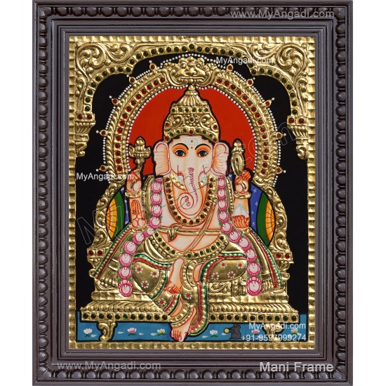 Ganesha Tanjore Painting
