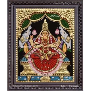 Gajalakshmi Tanjore Painting