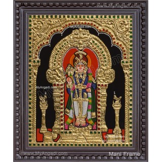 Raja Alangara Murugar Tanjore Painting