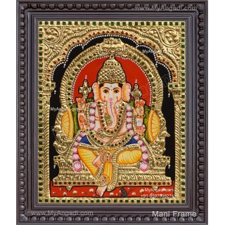 Ganesha Tajore Painting