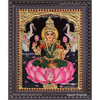 Gajalakshmi Tanjore Painting