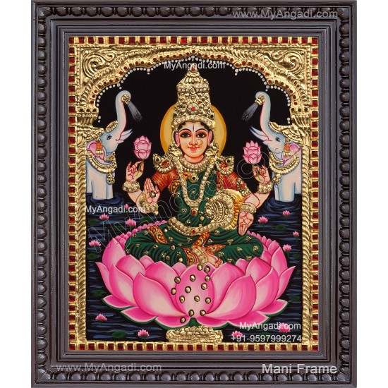 Gajalakshmi Tanjore Painting Gajalakshmi Tanjore Painting