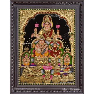 Kubera Lakshmi Tanjore Painting