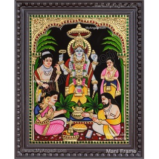 Sathya Narayana Tanjore Painting