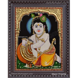 Butter Krishna Tanjore Painting