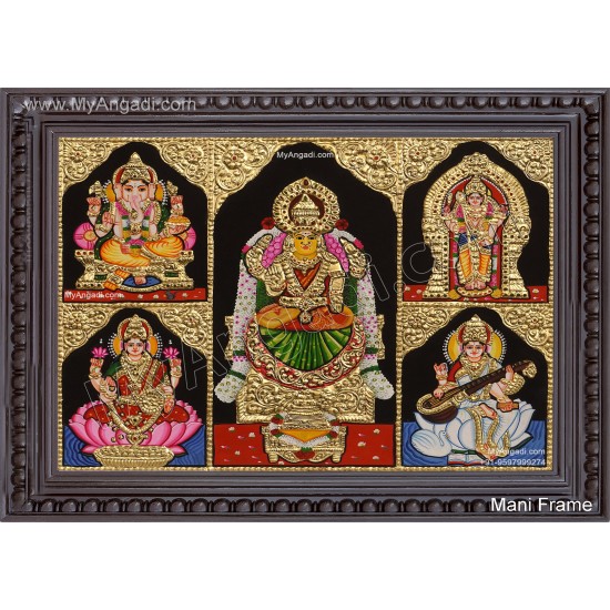 5 Panel  Tanjore Painting