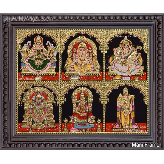 6 Panel Tanjore Painting 6 Panel Tanjore Painting