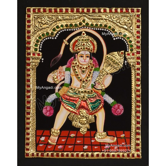 Hanuman Tanjore Painting