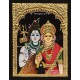 Shiva Parvathi Tanjore Painting