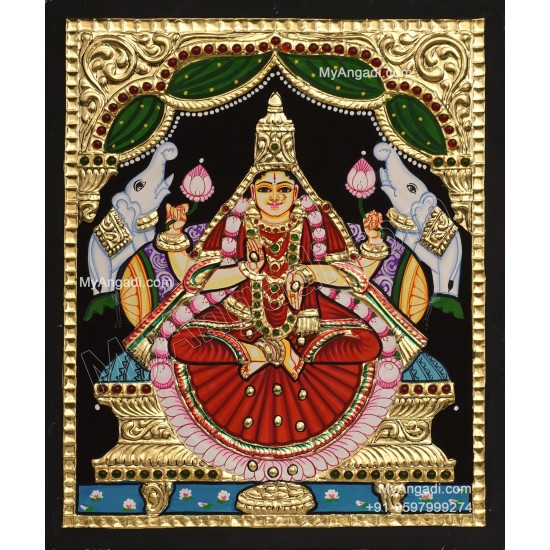 Gajalakshmi Tanjore Painting Gajalakshmi Tanjore Painting