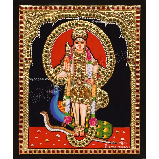 Murugar Tanjore Painting