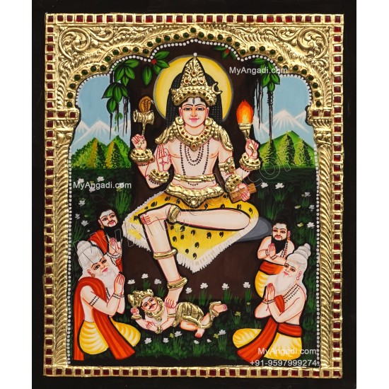 Dakshinamurthi Tanjore Painting
