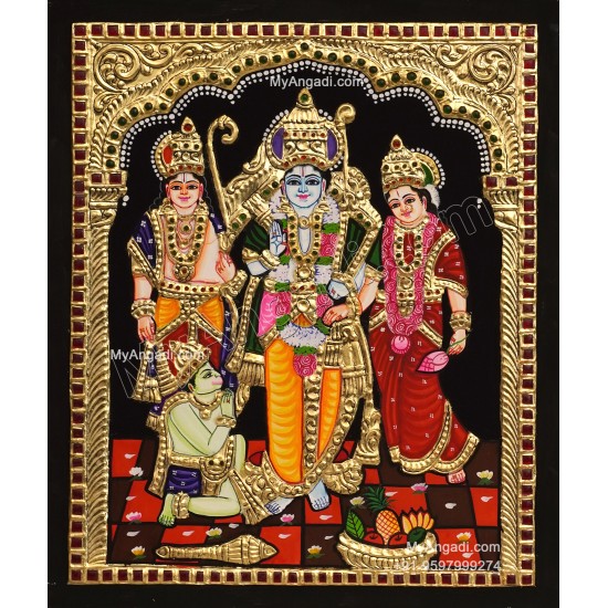Ram Durbar Tanjore Painting Ram Durbar Tanjore Painting