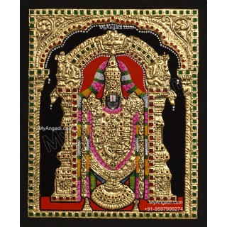 5 Set Ganesha Murugan Balaji Lakshmi Saraswathi Tanjore painting