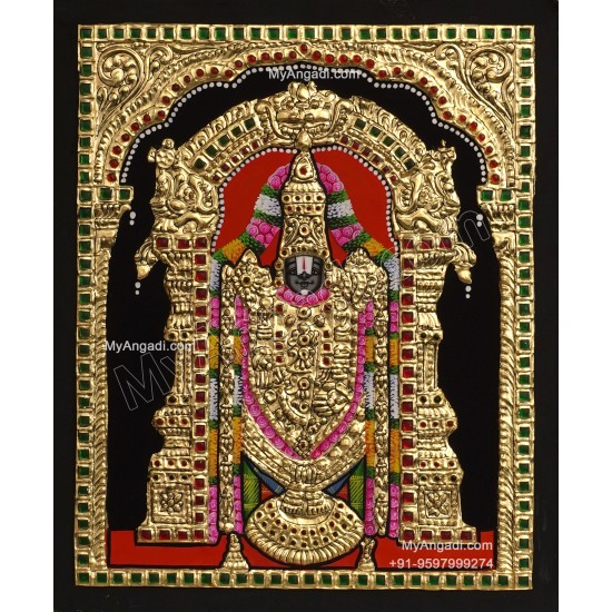 5 Set Ganesha Murugan Balaji Lakshmi Saraswathi Tanjore painting