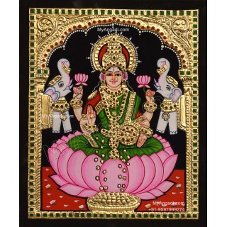 5 Set Ganesha Murugan Balaji Lakshmi Saraswathi Tanjore painting