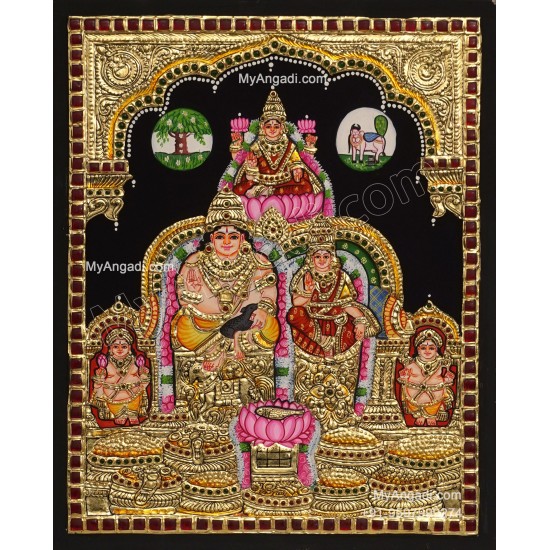 Kubera Lakshmi Tanjore Painting