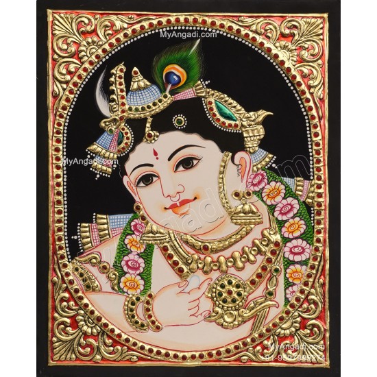 Krishna Tanjore Painting Krishna Tanjore Painting