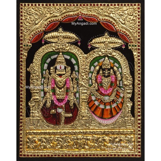 Lakshmi Narasimhar Tanjore Painting