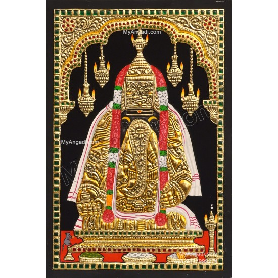 Pillaiyarpatti Ganesha Tanjore Painting