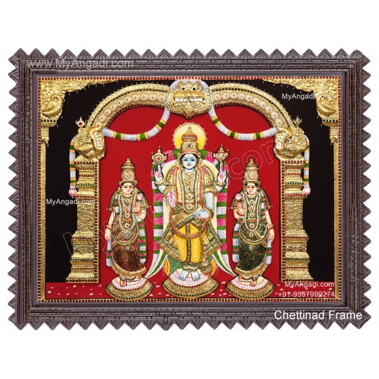 3D Embossed Thimmaraya Swamy Tanjore Painting