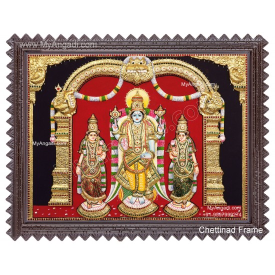 3D Thimmaraya Swamy Tanjore Painting