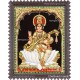 Embossed Saraswathi  3D Tanjore Painting