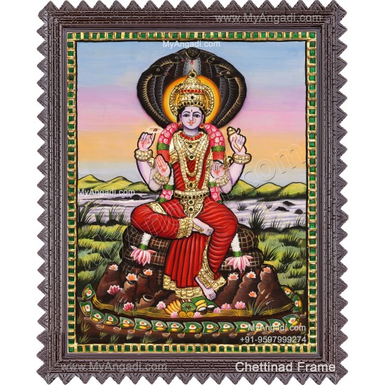 Renuka Devi  3D Embossed Tanjore Painting