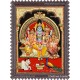 3D Shivan Family Tanjore Painting