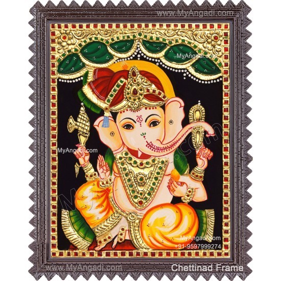 Ganesha Tanjore Painting
