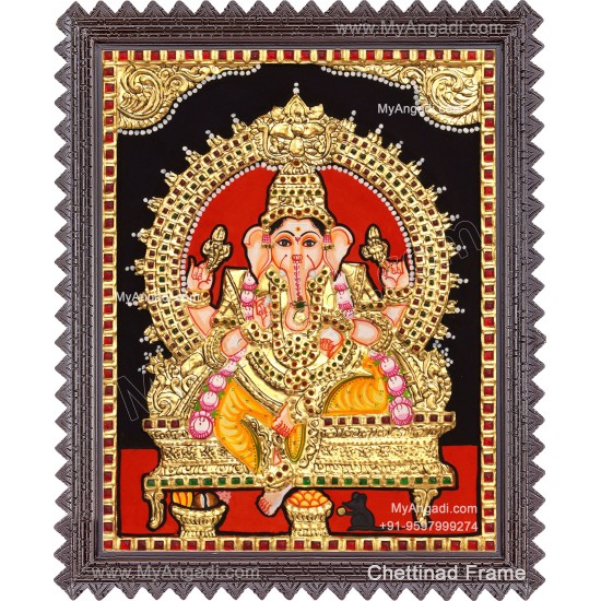 Ganesha Tanjore Painting